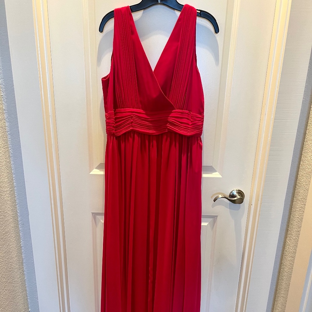 Barbie pink Calvin Klein formal gown